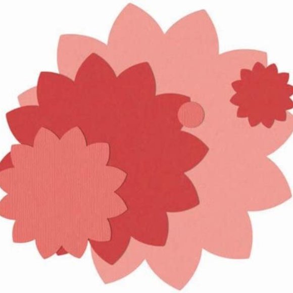 Quickutz/We R Memory Keepers 5 pcs nesting flowers dies - Picture 5 of 5